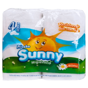 Papel Higiénico Sunny (4R)